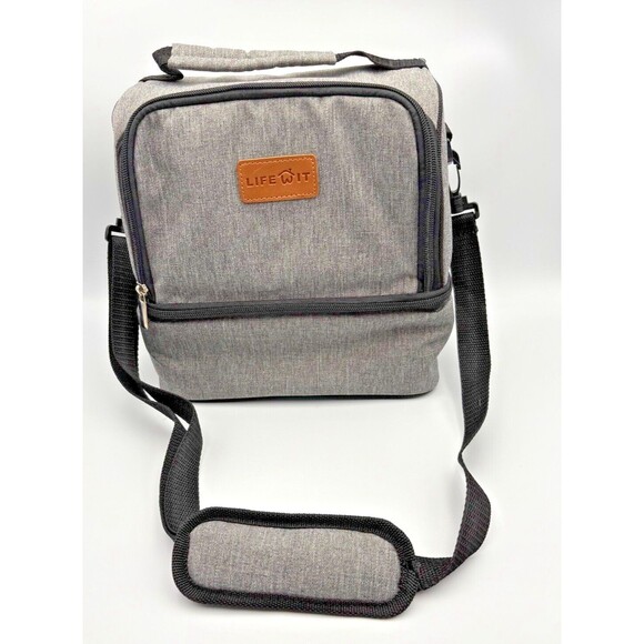 Lifewit Insulated Lunch Bag Dual Section Water-Resist Leakproof Soft Cooler bag - Picture 5 of 14